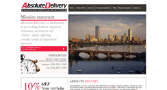 Desktop Screenshot of absolutedelivery.com